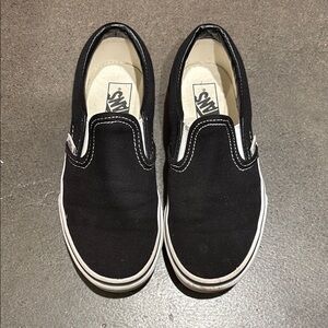 Vans Black Slip-On Sneakers